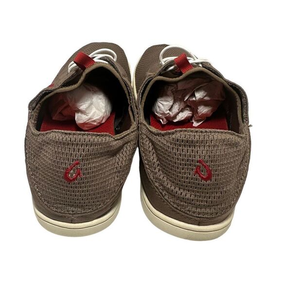 Men’s brown olukai nohea sneakers size 8 - Picture 4 of 8